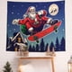 thumbnail image 1 of Tapiz de Navidad Hippie Papá Noel Tapiz Regalo de Navidad Reno Luna Noche Tapiz para colgar en la pared para dormitorio Hogar Decoraciones navideñas (Santa, 59.1" X 78.7"-(150x200cm)) JAMW Sencillez, 1 of 5