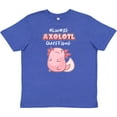 thumbnail image 3 of Inktastic Always Axolotl Questions Cute Curious Axolotl Youth T-Shirt, 3 of 5