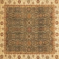 thumbnail image 1 of Ahgly Company Indoor Square Oriental Brown Traditional Area Rugs, 4' Square, 1 of 4