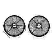 Air King 14" 1/20 HP 3-Speed Totally Enclosed Pivoting Multi-Mount Fan (2 Pack)