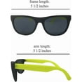thumbnail image 3 of Yellow Neon Sunglasses 12 Pack Bulk Party Retro 1980'S Style Adults Kids 7+, 3 of 6