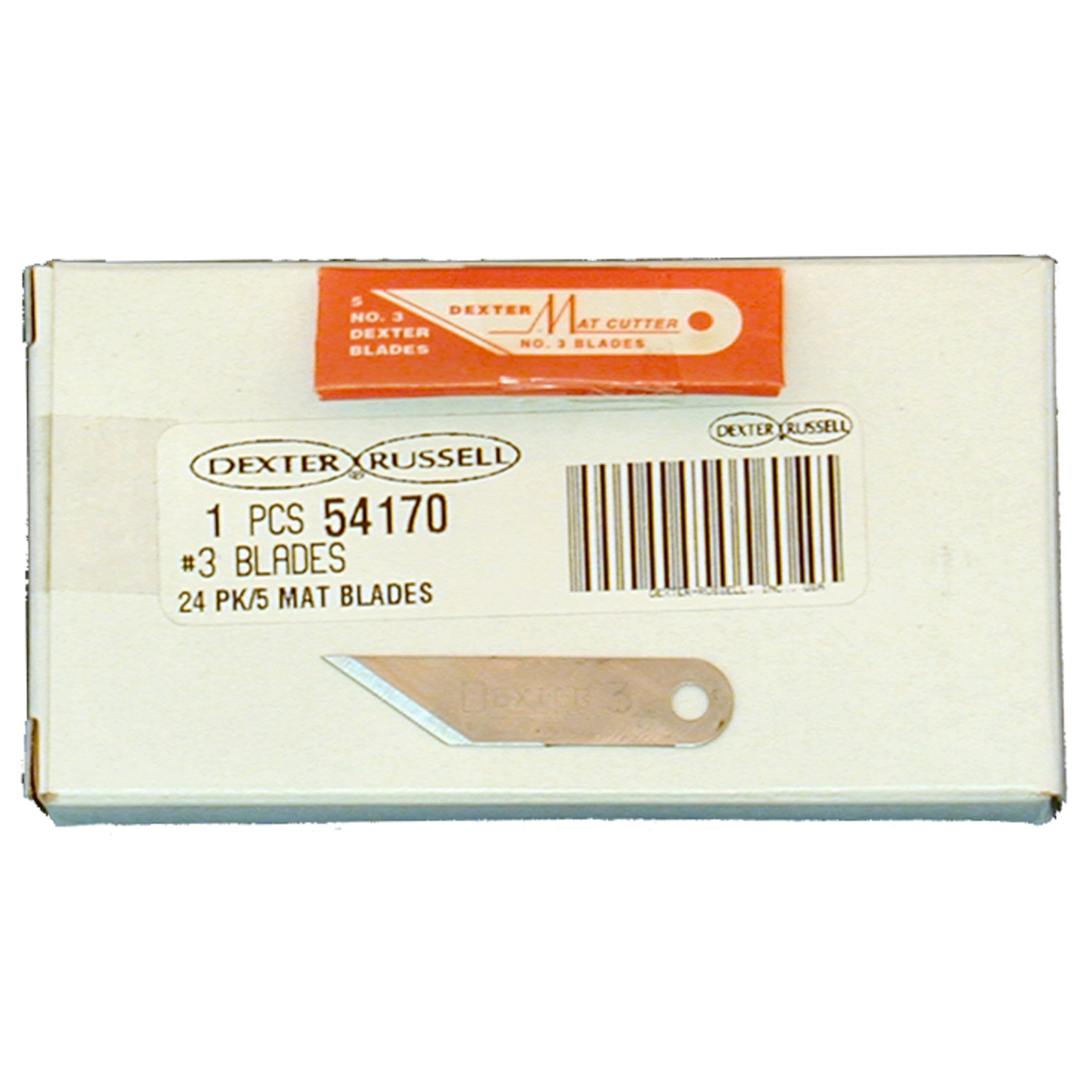 Dexter 3 Mat Cutter Blades, 5/Pkg.
