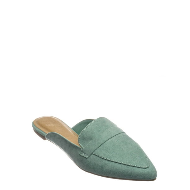 pointed backless flats