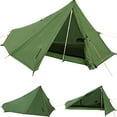 thumbnail image 1 of 1-Person Trekking Pole Tent for Backpacking, Ultralight No Pole Backpacking Tent, One Person Waterproof Hiking Tent for Camping, Lightweight Camping Tent for Scouts, Trekker by Underwood Aggregator, 1 of 5