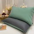 thumbnail image 1 of Pillow Protector, Premium Polyester Pillowcase Cover, Breathable Skin Friendly Pillow Core Isolation Cover Machine Washable Quick Dry, Army Green, 1 of 6