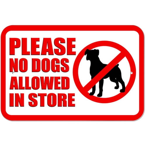 walmart allow dogs in store
