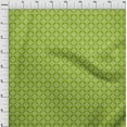 thumbnail image 3 of oneOone Cotton Jersey Green Fabric Ethnic Bandhani Dress Material Fabric Print Fabric By The Yard 58 Inch Wide, 3 of 4