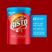 Bisto Reduced Salt Gravy Granules 190g, British Import (Pack of 2)