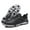 Black, variant on Big Size Men Women Unisex Golf Shoes Professional Outdoor Waterproof Lightweight No-Slip Golf Walking Sport Sneakers 9 Spikes Golf Trainers