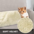 thumbnail image 3 of Litake Dog Blanket Pet Throw Cat Blankets Dog Throw Blanket Waterproof Faux Fur Washable Puppy Blanket for Couch,Car,Bed Warm Soft Pet Blanket for Small Medium Large Dogs and Cats, Beige, 24"×31 ", 3 of 8