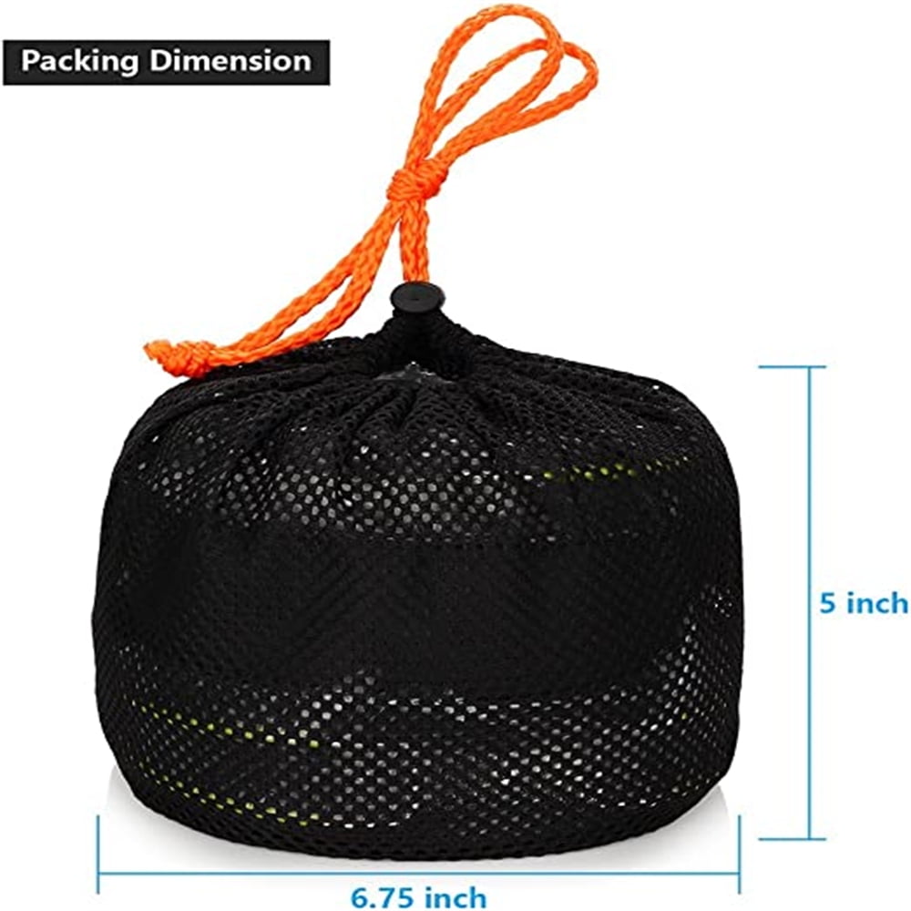 Gutsdoor Camping Cookware Set Camping Gear Camp Mess Kit Campfire Utensils Non-Stick Cooking Equipment Lightweight Stackable Pot Pan Bowls with Storage Bag for Outdoor Hiking