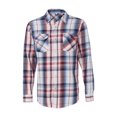 thumbnail image 2 of Burnside B8202 Men's Long-Sleeve Plaid Pattern Woven Shirt, 2 of 3