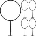 thumbnail image 1 of 1 Set of Sports Balls Display Holders Wall Mount Display Rack for Shop (Black), 1 of 9
