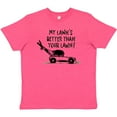 thumbnail image 3 of Inktastic Father's Day Dad My Lawn's Better than Your Lawn Youth T-Shirt, 3 of 5