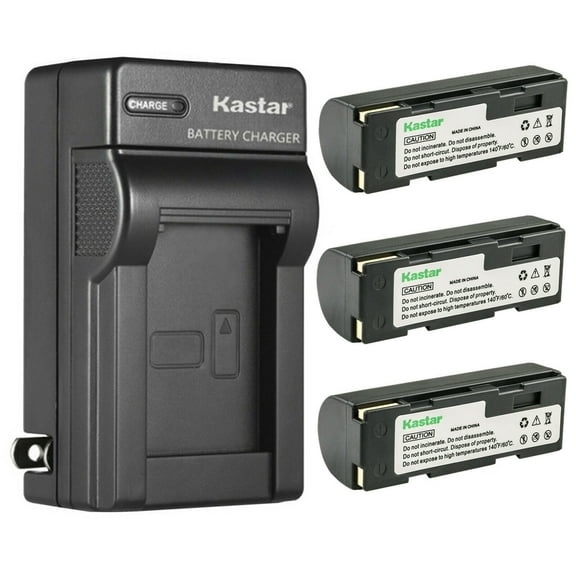 Kastar 3-Pack Battery and AC Wall Charger Replacement for Fujifilm NP-80, Fujifilm FinePix 1700Z, FinePix 2700, FinePix 2900Z, FinePix 4800 Zoom, FinePix 4800Z, FinePix 4900 Zoom, FinePix 4900Z