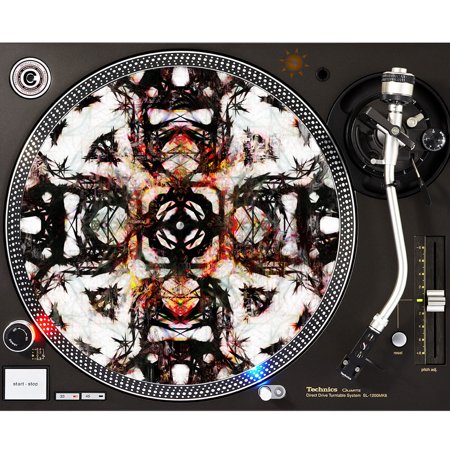 KuzmarK™ 12" DJ Turntable Slipmat - Outter Space Attack Ships