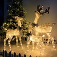 thumbnail image 5 of 1.25m Removable Christmas Light Iron Deer Craft Elk Reindeer Decoration Ornaments Navidad Scene Props Shopping Mall Window Decor, 5 of 5