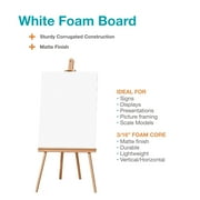 Pen+Gear White Foam Board, 20 x 30
