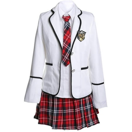 

HZCY women s british style school uniform suit casual suit role playing