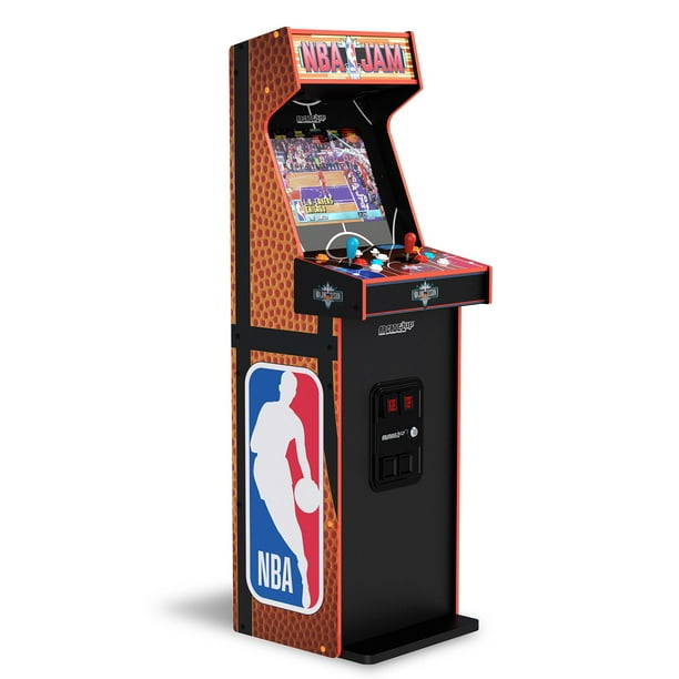 <JAM > Arcade1Up NBA Jam Deluxe 2-Player Control Panel Arcade