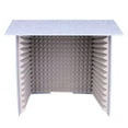 thumbnail image 1 of lionlar Portable Soundproof Booth Vocal Foam Panels Self Made Box Gray, 1 of 7