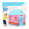 thumbnail image 2 of Tienda Carpa Casita Casa Juguete Rosa con Azul, 2 of 3