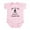 Petal Pink, variant on CafePress - Bigfoot Hide And Seek Infant Bodysuit - Baby Light Bodysuit, Size Newborn - 24 Months