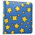 thumbnail image 2 of Leather Cover Photo Album 80 Pockets 4x6 Photos Bookshelf Picture Album Cartoon Yellow Star, 2 of 9