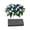 BU1, variant on Artificial Memorial Flowers Gravesite Saddle, 36 Red and White Rose Memorial Decoration for Gravesite, Weather Resistant Artificial Flowers, for Memorial Day Decorations (No Flower Stand)