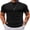 A-black, variant on Mens Mock Turtleneck Sweater Short Sleeve Slim Fit Turtle Neck Sweaters Casual Basic Tee Ribbed Knit Pullover Tops