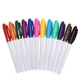 thumbnail image 2 of Rotuladores borrables de 0,5 MM para pizarra, bolígrafos borrables de 12 Colores, rotuladores artísticos para oficina, papelería de escritura, suministros escolares, 6 uds./lote, 2 of 4