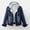 Dark Blue, variant on Friday Savings!Govmeie Coats Jackets for Women,Plus Size Fashion Women Plus Velvet Long-Sleeve Slim-Fit Hooded Jacket Denim Blouse Coat/Light Blue 10(Xl)