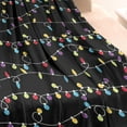 thumbnail image 3 of Multicolor Christmas Light Pattern Blanket,Comfortable Soft Flannel Throw Blanket,All Season,Warm Lightweight Blankets for Sofa Bed Couch Living Room Chair,30"x40", 3 of 4