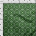 thumbnail image 3 of oneOone Viscose Jersey Green Fabric Asian Ornamental Dress Material Fabric Print Fabric By The Yard 60 Inch Wide, 3 of 4