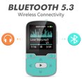 thumbnail image 2 of 1.2 Inch Bluetooth 5.3 MP3 Player with Clip - Sports Pedometer, Listen to Music, Voice Recorder, 320×240 Color Screen, Support MP3/WMA/WAV, USB Charging, 32GB, 2 of 6