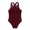 Burgundy, variant on YONGHS Kids Girls Mesh Splice Cross Back Ballet Dance Leotard Gymnasitc Tank Tops 4-12