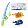 thumbnail image 1 of Ensemble de Jouets de Pêche Magnétique 3 Pcs Baignoire Jeu de Pêche Jouet à Remonter Canne à Pêche Jouet, 1 of 10