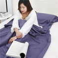 thumbnail image 4 of Ultra-Light Travel Sleeping Bag Liner with Soft Breathable Polyester Fiber, Large Opening & Deep Pillow Pocket, Compact Storage Sack Included, Ideal for Camping/Backpacking/Outdoor Activities,, 4 of 6