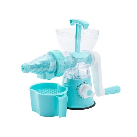 

Hand Operated Juicer Small Household Juicer Hand Cranked Juice Squeezing Juice Making Ice Cream Multi-function Juicer Vegetable and Fruit Cold Press Juicer