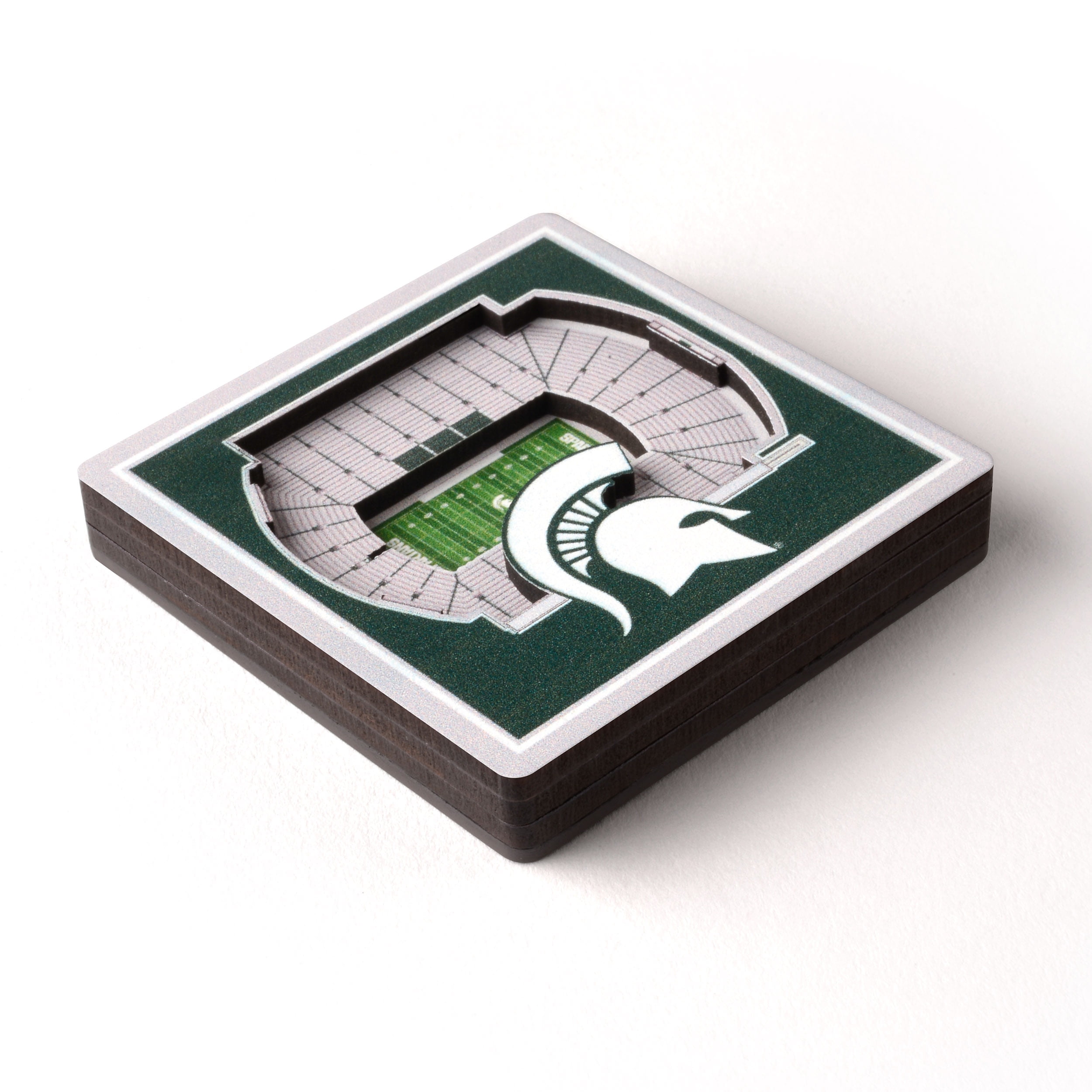 YouTheFan NCAA Michigan State Spartans 3D StadiumView Magnet