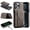 Coffee, variant on Magnetic Detachable Wallet Case For iPhone 13, Compatible with Mag Safe, 2-in-1 PU Leather Back Folio Kickstand Flip Cover with Multi-Card Slots [RFID Blocking] Slim Case,Purple
