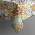 thumbnail image 5 of Sunflower Pattern Square Tablecloth,Waterproof Square Table Cover,Wipeable Spillproof Washable Table Cover for Home Kitchen Party Decor 42"X42"(107x107cm), 5 of 6