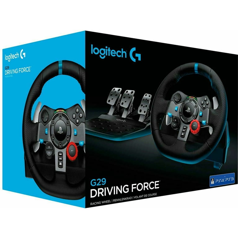 Ordinere Forberedelse hundrede Logitech - G29 Driving Force Racing Wheel and Floor Pedals for PS5, PS4,  PC, ... - Walmart.com