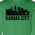 thumbnail image 4 of Inktastic Kansas City Skyline Grunge Long Sleeve T-Shirt, 4 of 5