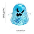 thumbnail image 3 of FufuCrick Ghost Squishy, Glow in the Dark Ghost Fidget Toys 3.35x2.56x2.76 Inch Halloween Stress Balls for Halloween Decor, Sensory Tools for Halloween Party Favors Orange, 3 of 8