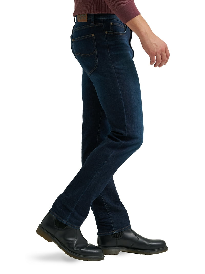 Lee® Men's Slim Straight Denim Jeans with Stretch - Walmart.com