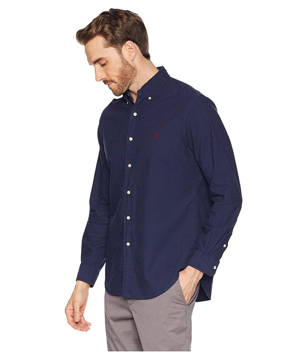Bugatchi Seaside Square Classic Fit Long Sleeve Button Up Sport Shirt Sky Bugatchi Seaside Square Classic Fit Long Sleeve Button Up Sport Shirt Sky