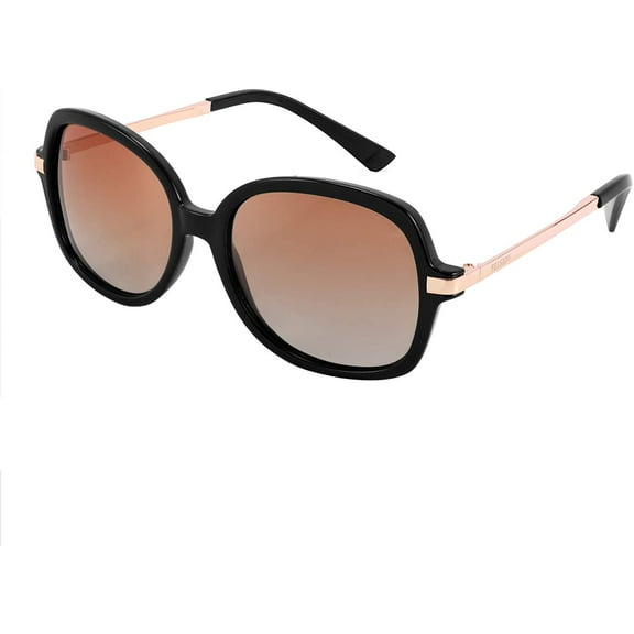 FEISEDY Classic Womens Elegant Polarized Sunglasses Ladies Wide Square Sunglasses Shades B2683
