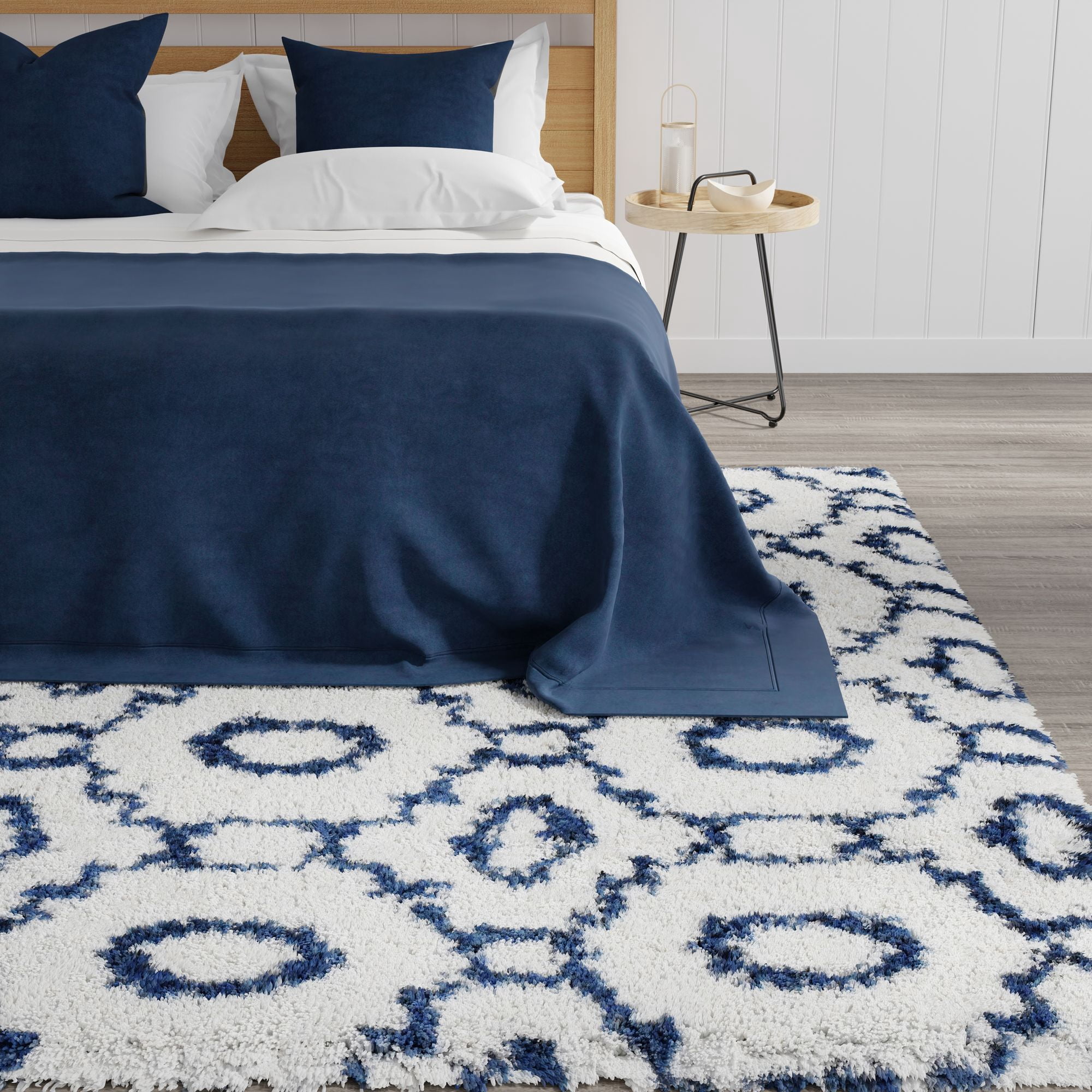 Mason Brooks Indigo Shag CG50A Transitional Geometric 8'3" X 10'0" Area Rug