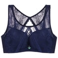 thumbnail image 5 of Harpily 2025 Bra Comfortable Underwear For Womens Underwire Bra Lace Floral Bra Unlined Unlined Plus Size Full Coverage Bra, 5 of 5